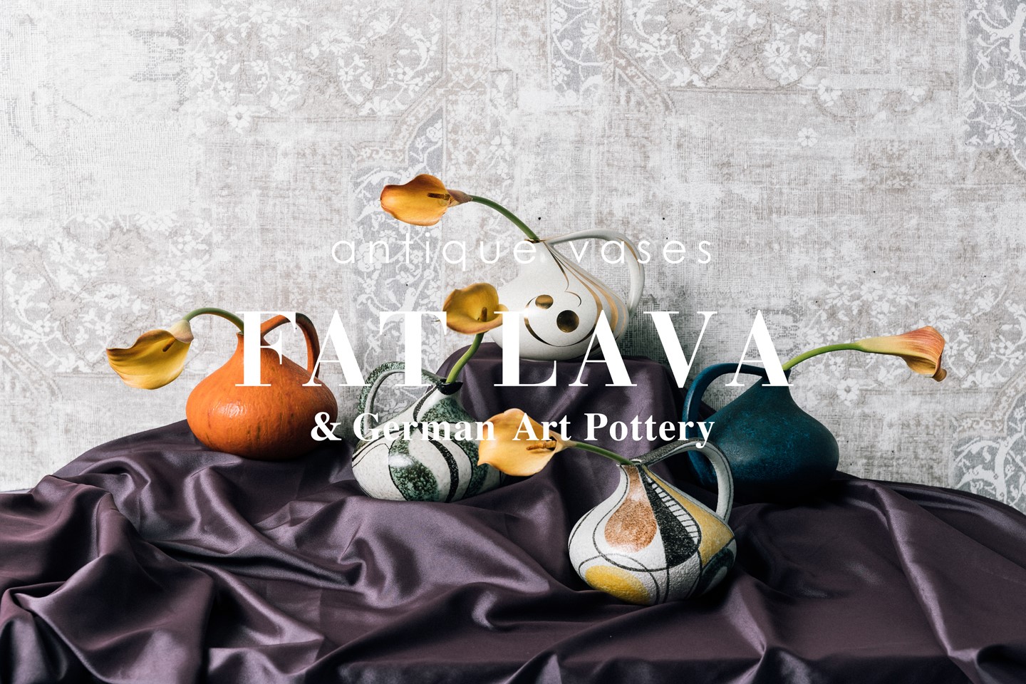 Fat Lava & German Art Pottery - and...Q通販「Fat Lava-Italian vase
